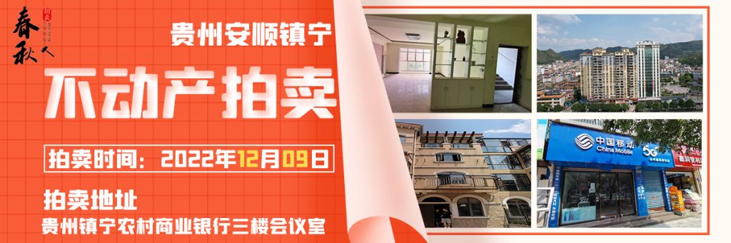 【12月09日】鎮(zhèn)寧縣商鋪、住宅、商業(yè)展位拍賣(mài)公告